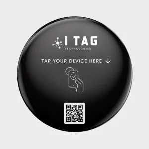 ITAG NFC Sticker - Share Everything With A Tap - Black