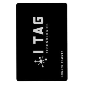 ITAG NFC Business Card - Share Everything With A Tap - Black
