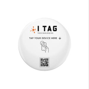 ITAG NFC Sticker – Share Everything With A Tap – White